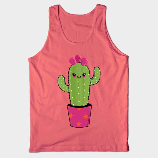 Cactus kawaii Tank Top by Pendientera